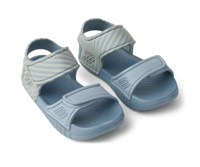 Blumer Sandals Stripe Sea Blue/Sandy