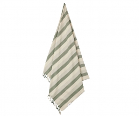 Telo Spiaggia Mona Stripes Garden Green/Sandy/Dove blue