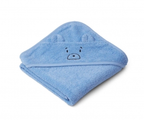 Telo Cappuccio Albert Mr. Bear Sky Blue 
