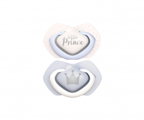 Sucettes anatomiques Silicone Roya Baby Bleul