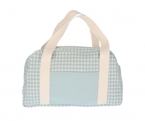 Borsa Sportiva Vichy Verde Personalizzabile