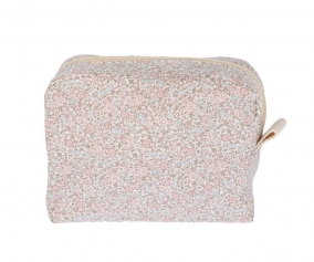 Grande trousse de toilette personnalisable Liberty rose