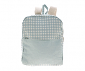 Sac  dos vichy Vert Personnalisable 