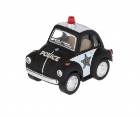 Mini voiture de police noire