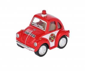 Mini Auto Brinquedo Bombeiros Vermelho