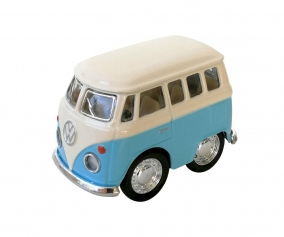Brinquedo Mini Van Volkswagen Azul