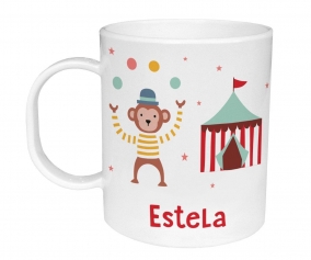 Taza de Plstico Personalizada Circus