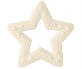 Mordedor Bibs Baby Bitie Estrela Ivory