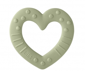 Anneau de dentition BIBS Baby Bitie Coeur Sage