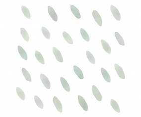 Adesivi Murali Watercolor Drops Green 