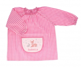 Grembiulino Personalizzato Tasca Centrale Sweet Deer Rosa