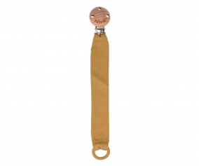 Chupetero Wash Silicona Mostaza Personalizable