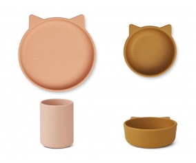 Vajilla 3 Piezas Cyrus Cat Rose Multi Mix