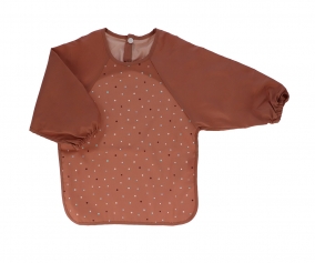 Babero con Mangas Dots Brown