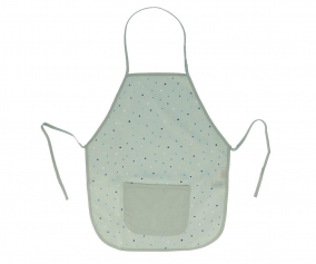 Delantal Infantil Dots Sage Personalizable