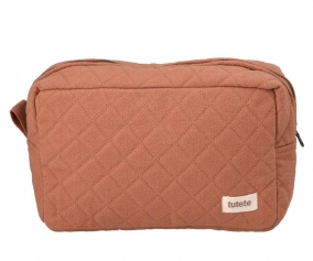 Beauty Case Tutete Cotton Brown