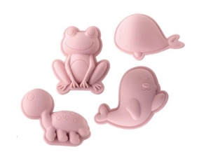 Set de moldes Areia Rosa Frog