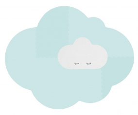 Alfombra de Juegos Grande PlayMat Nube Mint