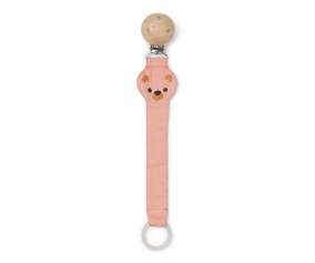 Sujetachupetes Teddy Rosa Personalizable