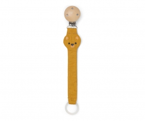 Sujetachupetes Teddy Amarillo Personalizable