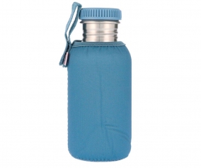Steel Bottle with Personalised Niagara Blue Cover 500ml