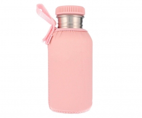 Steel Bottle with Personalised Blush Cover 500ml
