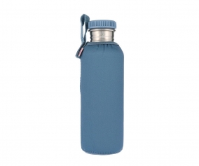 Botella Acero con Funda Azul Nigara Personalizable 750ml