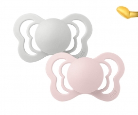2 Chupetes BIBS Couture Haze/Blossom Ltex
