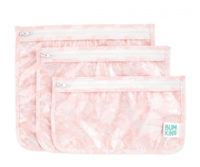 3 sacs  transparents Bumkins Lace