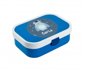 Midi Lunch Box Campus Azzurro Personalizzato Little Monster