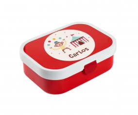 Midi Lunch Box Campus Rosso Personalizzato Circus