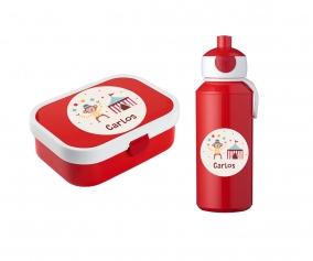 Pack de Almuerzo Campus Rojo Circus Personalizado