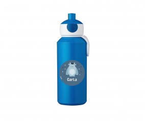 Botella Campus Pop-Up Personalizada Azul 400ml Little Monster