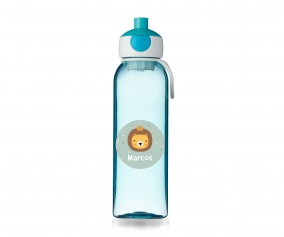 Borraccia Campus Pop-Up Turchese 500ml Personalizzata Animal Friends