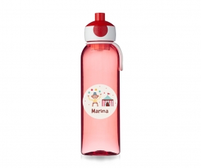 Botella Campus Pop-Up Personalizada Roja 500ml Circus
