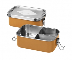 Caja Almuerzo Acero Ochre