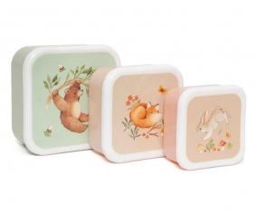 Set 3 Lunch Box Bear and Friends