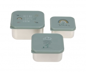 Set 3 Snackbox Acciaio Garden Explorer