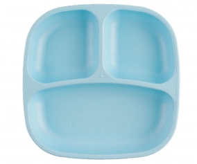 Plato Compartimentos Replay Azul Hielo