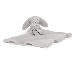Doudou Bashful Bunny Plata Personalizable