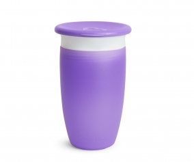 Vaso Antigoteo Miracle 360 con Tapa Lila 295ml