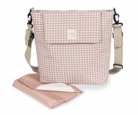 Bolsa Canastilla I love Vichy Rosa