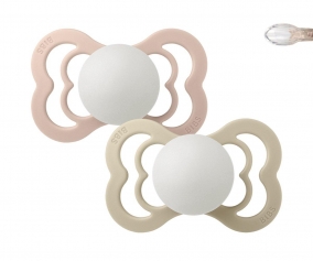 Pack 2 Succhietti BIBS Supreme Night Blush/Vanilla Silicone