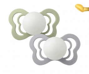 2 Chupetes BIBS Couture Nocturnos Sage/Cloud Ltex