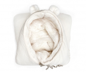 Saco Capazo Teddy Ivory Powder