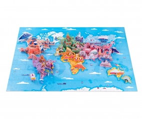 Puzzle Educativo Curiosidades del Mundo