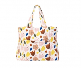 Borsa Tote Bag Trapuntata Flower Print