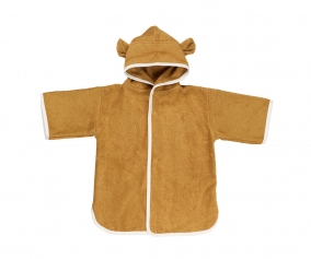 Accappatoio-Poncho Baby Bear Ochre