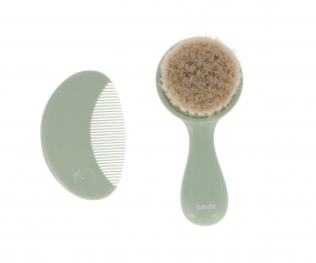 Set Peine y Cepillo Tutete Sage Personalizable
