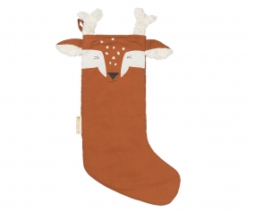 Calza Natalizia Deer Cinnamon Personalizzabile